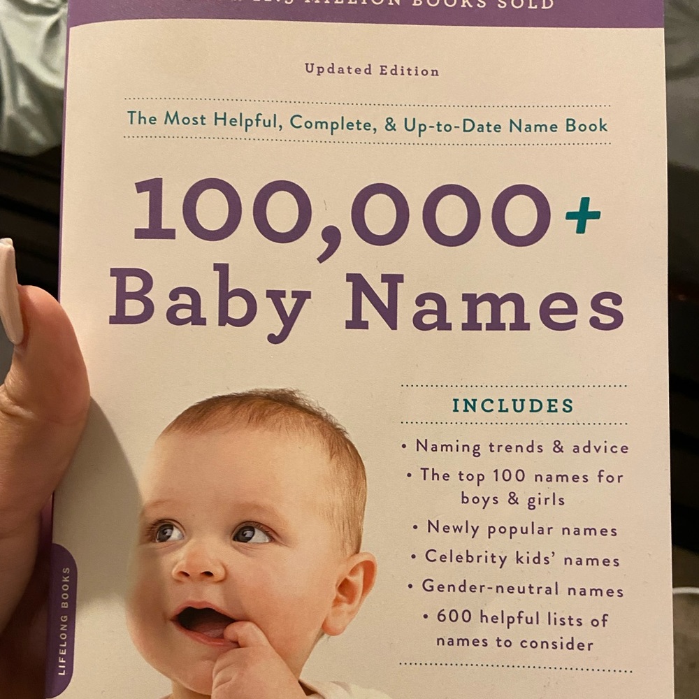 Baby name book